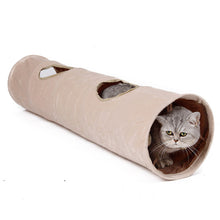 Cat's Favorite!Luxury Chamois Pet Cat Tunnel Crazy Shake Hanging Ball Expandable Cat Long Tunnel Kitten Play Toy Collapsible
