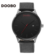 Men Watches Top Brand Luxury Watch Men DOOBO Fashion Watch Leather Men's Quartz-watch Wristwatch relogio masculino