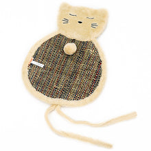 Double Sided Cat Cartoon Scratch Board with Sherpa Ball Toy,Kitten Scratcher Mat Pad Interactive Toy for Pet Training