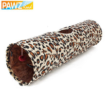 Pet Tunnel Cat Play Tunnel Leopard Print Crinkly Cat Fun Long Tunnel Kitten Play Toy Collapsible Rabbit Play Tunnel Bulk Cat Toy