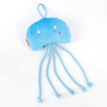 Pet Dog Cat Jelly Fish Short Floss Organic Catnip Scratching Chew Toys Kitten Teaser Interactive Toy for Pet Trainning