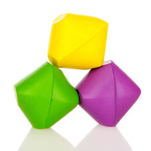 HOOPET Pet Cat Toy Toys 3 Loaded Dice Soft Plastic Material Educational Toys Funny Cat  Yellow&Green&Purple 3colors