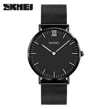 Ultra Thin Watches Men Quartz Stainless Steel Men's Watches SKMEI Brand Clock Man Waterproof Fashion Casual Wristwatches
