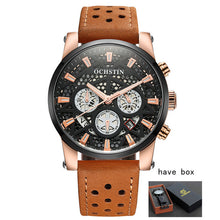 OCHSTIN Chronograph Date Men's Watch 3 Workable Sub-dials Quartz Sport Watch Military Watch Men Wristwatch relogio masculino