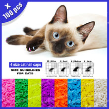 100pcs / lot Cat Nail Caps Soft  Paw Nail Protector with free 5x Adhesive Glue + 5x Applicator  XS S M L