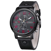 Quartz-Watch CURREN Men's Sport watches Top Brand Luxury Men Watches Fashion Man Wristwatches Leather Strap Relogio Masculino