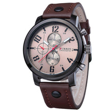 Quartz-Watch CURREN Men's Sport watches Top Brand Luxury Men Watches Fashion Man Wristwatches Leather Strap Relogio Masculino