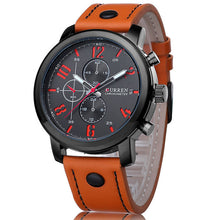 Quartz-Watch CURREN Men's Sport watches Top Brand Luxury Men Watches Fashion Man Wristwatches Leather Strap Relogio Masculino