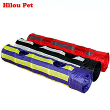 Pet Tunnel Cat Play Tunnel Foldable 2 Holes 130CM Cat Tunnel Play Crinkle Sound Cat Toy Bulk Cat Toys Rabbit Play Tunnel