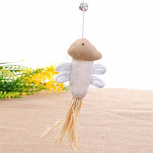 Cat Toys Interactive With Bells Elastic Rod Has a Funny Cat Mouse Pumpkin Feather Chick Fish Mascotas Toys Pets Toys