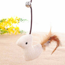 Cat Toys Interactive With Bells Elastic Rod Has a Funny Cat Mouse Pumpkin Feather Chick Fish Mascotas Toys Pets Toys