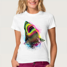 Hopuptee brand+I'm happy unicorn cat print T Shirt women's short sleeve cute tops tees