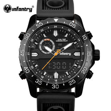 INFANTRY Men Watches Analog Quartz Wristwatch Waterproof Chronograph Auto Date Sports Watch Relogio Masculino 2017 New Fashion