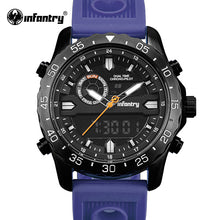 INFANTRY Men Watches Analog Quartz Wristwatch Waterproof Chronograph Auto Date Sports Watch Relogio Masculino 2017 New Fashion