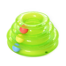 2017 Funny Pet Toys Cat Crazy Ball Disk Interactive Amusement Plate Play Disc Trilaminar Turntable Cat Toy