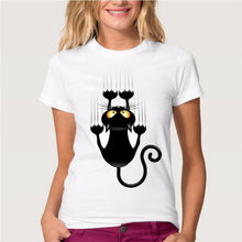 CR Naughty Black Cat 3D T shirt Size XS~4XL Women Lovely Shirt Good Quality Comfortable Brand Shirts Soft Tops
