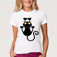 CR Naughty Black Cat 3D T shirt Size XS~4XL Women Lovely Shirt Good Quality Comfortable Brand Shirts Soft Tops