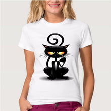 CR Naughty Black Cat 3D T shirt Size XS~4XL Women Lovely Shirt Good Quality Comfortable Brand Shirts Soft Tops