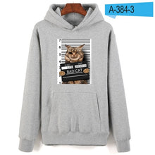 LUCKYFRIDAYF Punk Cat Sweatshirt Hoodies Men Hip Hop Funny Autumn Streetwear Hoodies And Sweatshirt For Couples Clothes Men