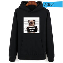 LUCKYFRIDAYF Punk Cat Sweatshirt Hoodies Men Hip Hop Funny Autumn Streetwear Hoodies And Sweatshirt For Couples Clothes Men
