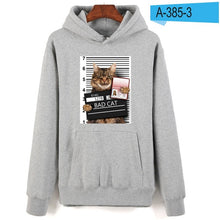 LUCKYFRIDAYF Punk Cat Sweatshirt Hoodies Men Hip Hop Funny Autumn Streetwear Hoodies And Sweatshirt For Couples Clothes Men