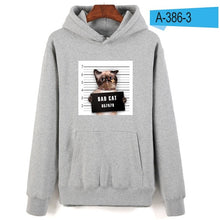 LUCKYFRIDAYF Punk Cat Sweatshirt Hoodies Men Hip Hop Funny Autumn Streetwear Hoodies And Sweatshirt For Couples Clothes Men