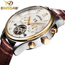 2017 BINSSAW Luxury Watches Men Automatic self-wind Fashion Casual Male Sports Watch Mechanical Wristwatches Relogio masculino