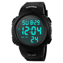 Sports Watches Mens Digital Stopwatch Alarm 50m Waterproof Dive Swim Watch Reloj Hombre SKMEI LED Military Army Sport Watch