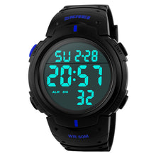 Sports Watches Mens Digital Stopwatch Alarm 50m Waterproof Dive Swim Watch Reloj Hombre SKMEI LED Military Army Sport Watch