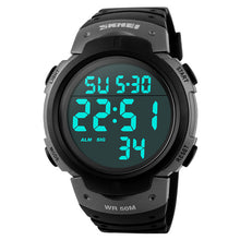 Sports Watches Mens Digital Stopwatch Alarm 50m Waterproof Dive Swim Watch Reloj Hombre SKMEI LED Military Army Sport Watch