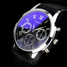 Yazole Casual Quartz Watch Men PU Leather Business Wristwatch Simple Men Watches Water Resistance Relogio Masculino Clock