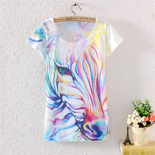 Summer Style 3D T Shirt Women Hot Style T-Shirt Women's T Shirts Tee Tops unicorn horse animal owl deer cat Lions