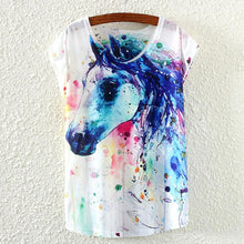 Summer Style 3D T Shirt Women Hot Style T-Shirt Women's T Shirts Tee Tops unicorn horse animal owl deer cat Lions