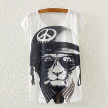 Summer Style 3D T Shirt Women Hot Style T-Shirt Women's T Shirts Tee Tops unicorn horse animal owl deer cat Lions