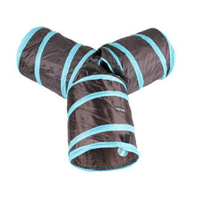 3 WAY Y Shape Foldable Pet Puppy Animal Cat Kitten Play Toy Exercise Tunnel Cave Cat Toys New
