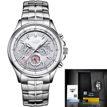 LIGE Watch Men Business Waterproof Clock Mens Watches Top Brand Luxury Fashion Casual Sport Quartz Wristwatch Relogio Masculino