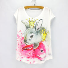 Fashion Black cats print women top tees 2016 summer tees girls short sleeve t-shirt American & European new design tops