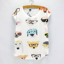 Fashion Black cats print women top tees 2016 summer tees girls short sleeve t-shirt American & European new design tops
