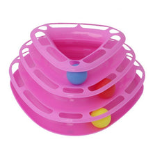 Top Quality Funny Cat Pet Toy Cat Toys Intelligence Triple Play Disc Cat Toy Balls Free Shipping Ball Toys Pets Green Orange
