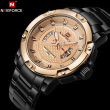 Original NAVIFORCE Luxury Brand Steel Military Sports Watches Men Quartz Waterproof Men's Clock Wristwatch relogio masculino