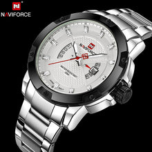 Original NAVIFORCE Luxury Brand Steel Military Sports Watches Men Quartz Waterproof Men's Clock Wristwatch relogio masculino