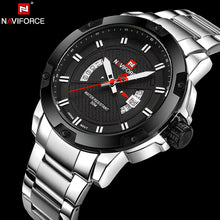 Original NAVIFORCE Luxury Brand Steel Military Sports Watches Men Quartz Waterproof Men's Clock Wristwatch relogio masculino