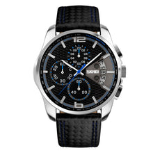 New Top Brand Luxury Quartz Watch Men Outdoor Sports Chrono Leather Band Waterproof Wristwatches Relogio Masculino SKMEI Watches