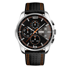 New Top Brand Luxury Quartz Watch Men Outdoor Sports Chrono Leather Band Waterproof Wristwatches Relogio Masculino SKMEI Watches