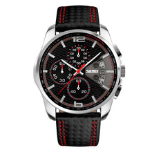New Top Brand Luxury Quartz Watch Men Outdoor Sports Chrono Leather Band Waterproof Wristwatches Relogio Masculino SKMEI Watches