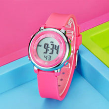 OHSEN Children Watch Digital LED Luminous Sports Watches Women New Silicone Relogios Fashion Kids Outdoors Waterproof Watches