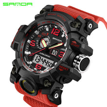 SANDA Military Sport Watch Men Top Brand Luxury Famous Electronic LED Digital Wrist Watches For Men Male Clock Relogio Masculino