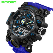 SANDA Military Sport Watch Men Top Brand Luxury Famous Electronic LED Digital Wrist Watches For Men Male Clock Relogio Masculino