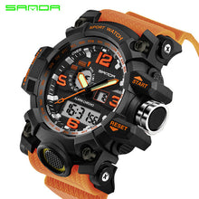 SANDA Military Sport Watch Men Top Brand Luxury Famous Electronic LED Digital Wrist Watches For Men Male Clock Relogio Masculino