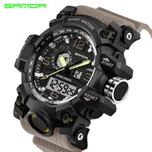 SANDA Military Sport Watch Men Top Brand Luxury Famous Electronic LED Digital Wrist Watches For Men Male Clock Relogio Masculino